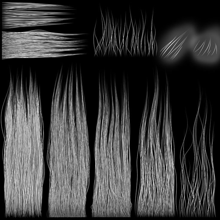 Кисти волос для Zbrush