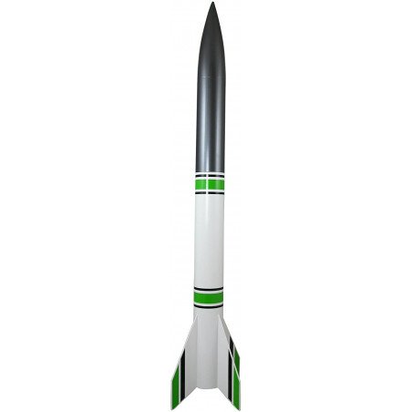 Боевая ракета на белом фоне