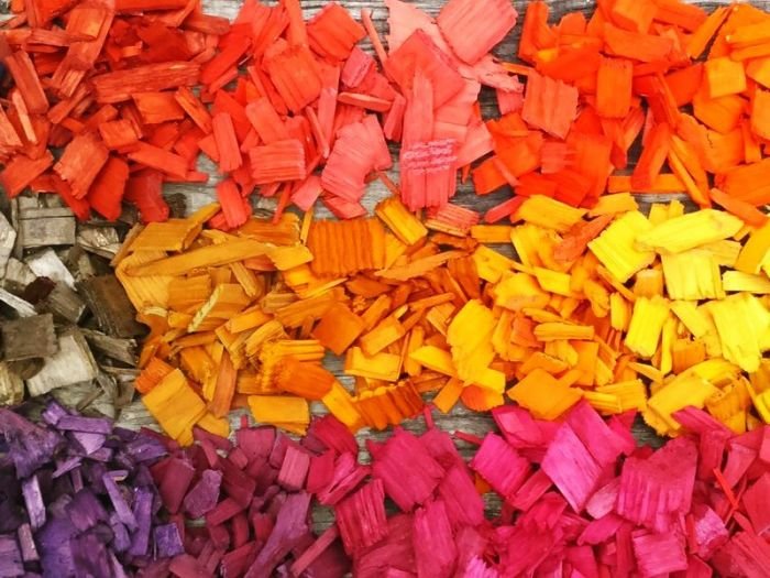 Декоративная щепа мульча