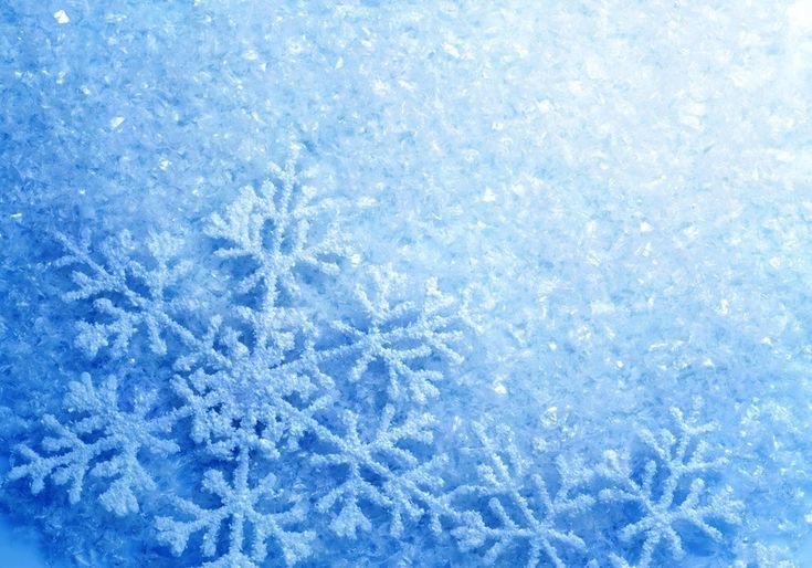 Зима снежинки