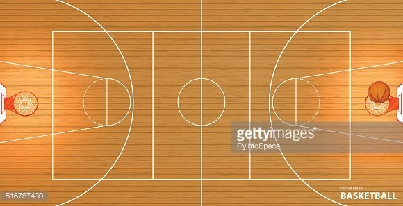 Баскетбольное поле вид сверху