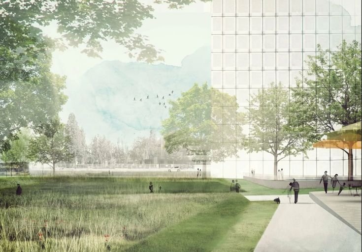 Фон для архитектурного проекта