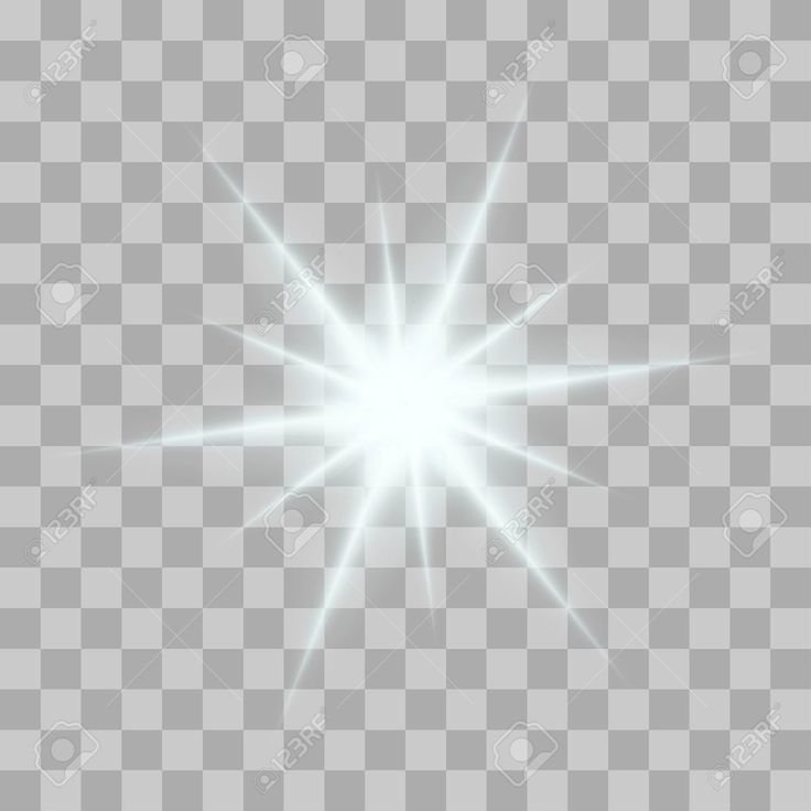 Блики на прозрачном фоне