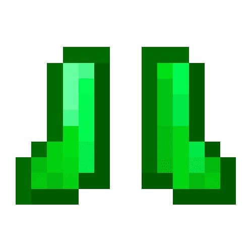 Изумрудный нагрудник в МАЙНКРАФТЕ