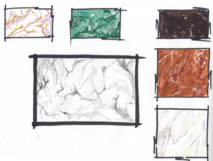 Мрамор скетч