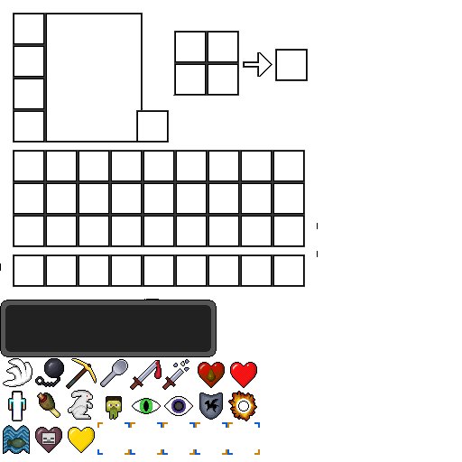 Инвентарь майнкрафт