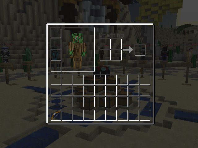 Прозрачный инвентарь Minecraft 1.16.5