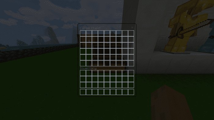Прозрачный инвентарь Minecraft 1.16.5
