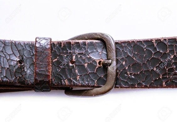 Состаренный кожаный ремень