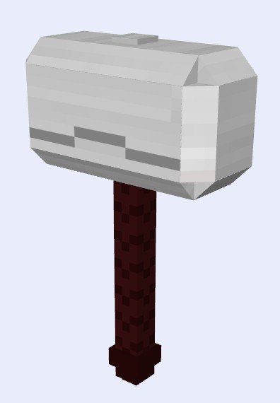 Молот в МАЙНКРАФТЕ