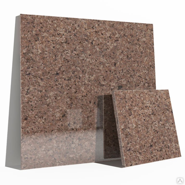 Плита 300х600х50мм термо гранит Куртинский