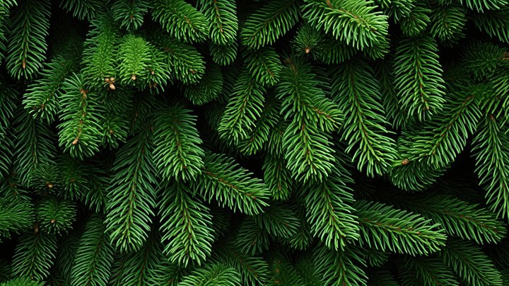 елка зеленая