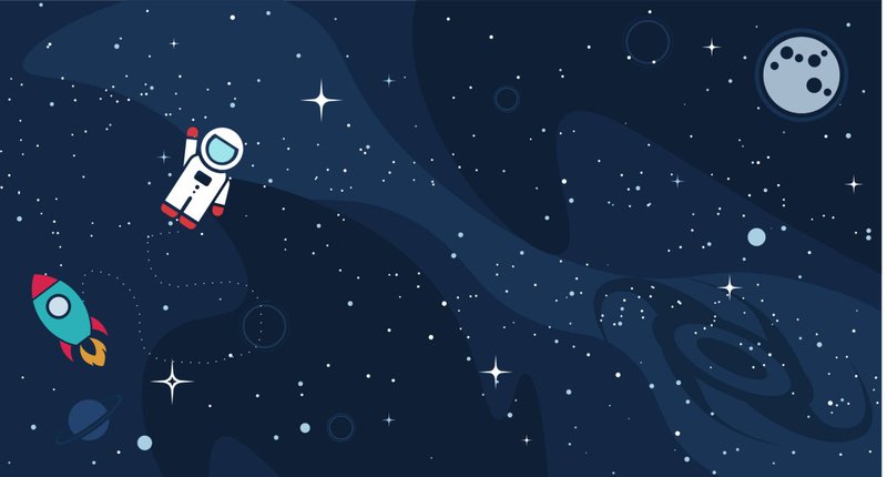 Фон космос для детей