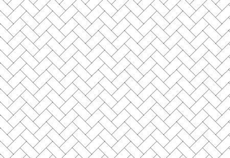 Белая плитка елочкой