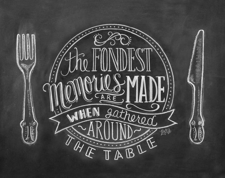 Надписи на грифельной доске