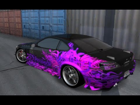 Ниссан Сильвия с 15 фиолетовая