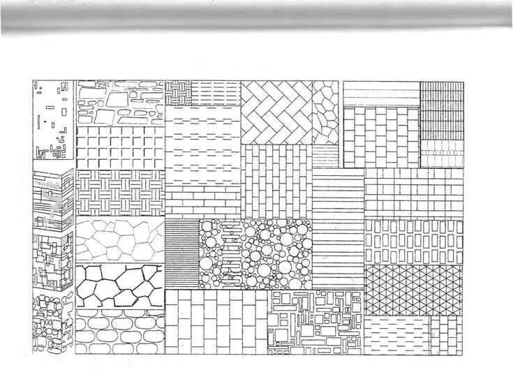 Антураж мощение Графика