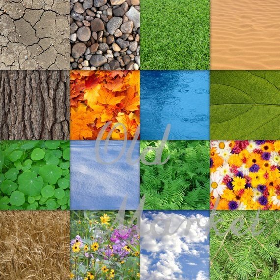 Фактура природных материалов