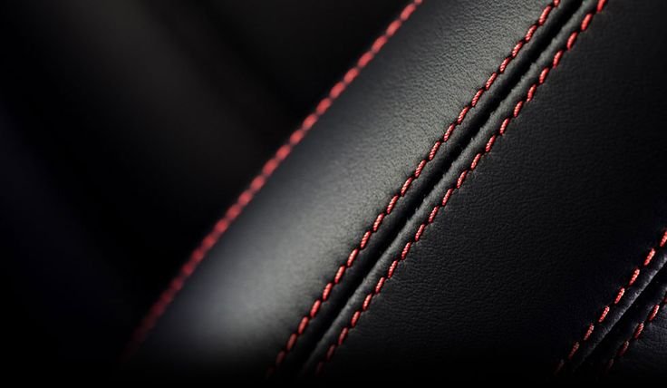 Кожа с прострочкой