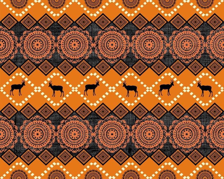 Дагестанский орнамент паттерн
