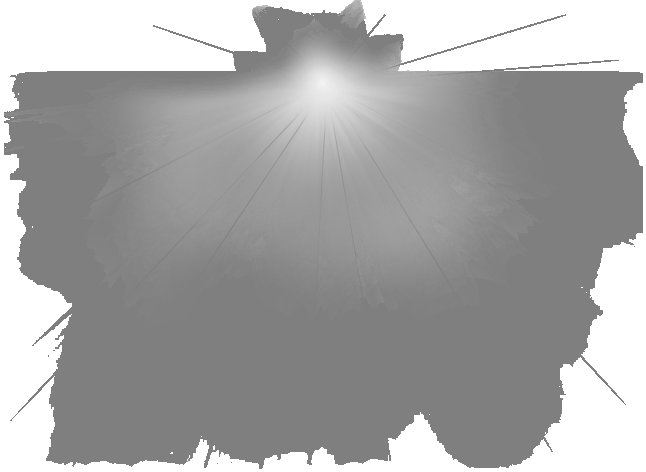 Блики на прозрачном фоне