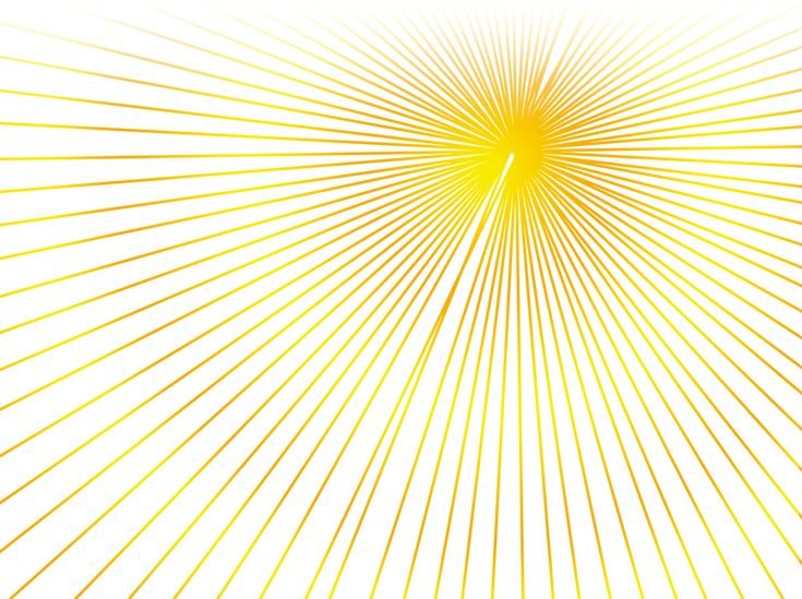 Лучи солнца