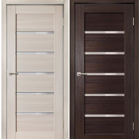 Двери 641 экошпон св серый