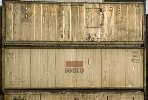 Текстура металлического контейнера