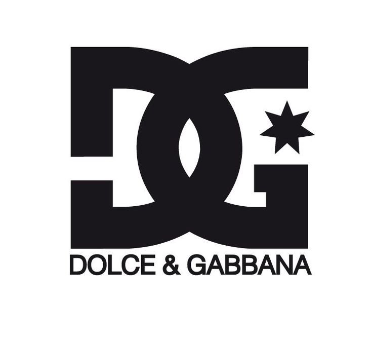 DC Shoes и Dolce & Gabbana логотипы