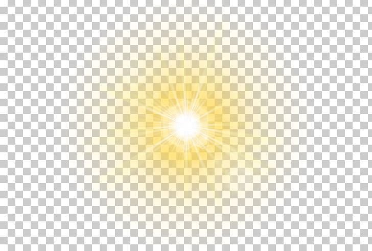 Желтые блики на прозрачном фоне