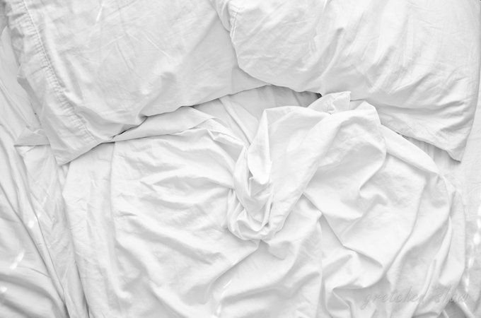 Скомканное одеяло