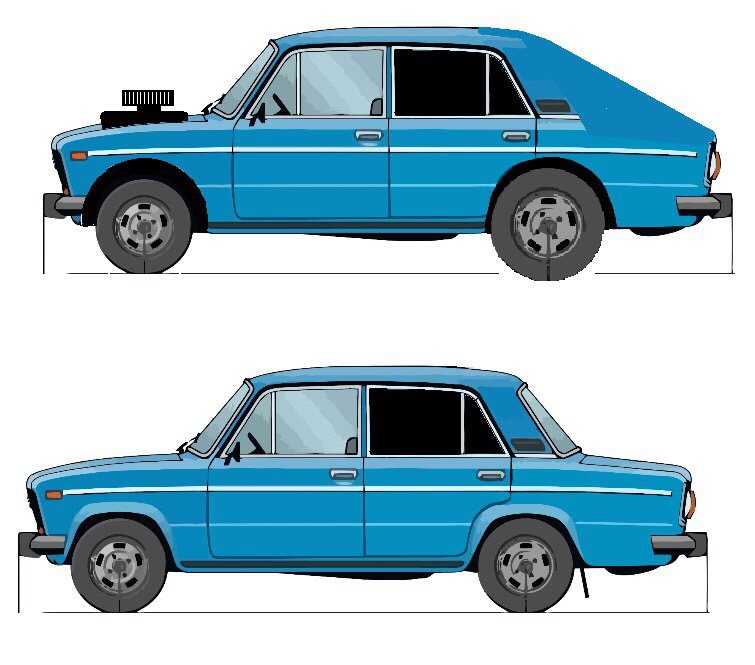 Лада 2106 сбоку