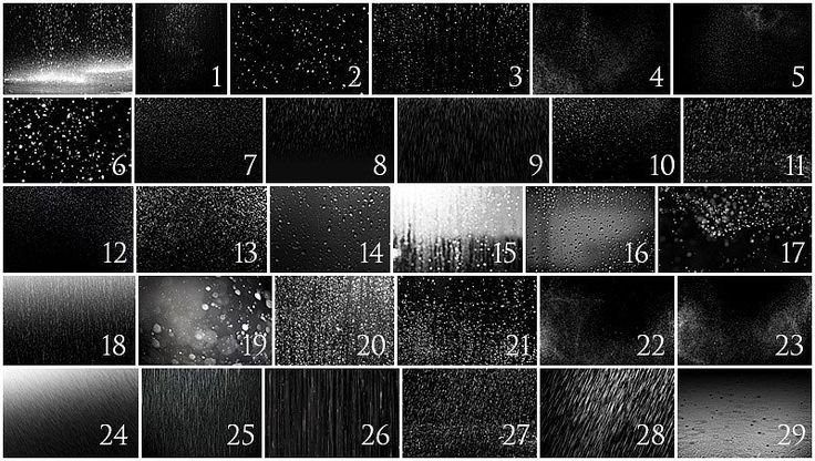 Водяные кисти для фотошопа