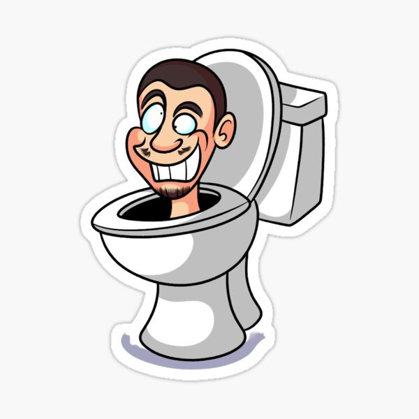 Скибиди туалет на прозрачном фоне
