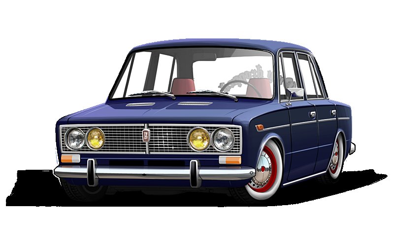 ВАЗ 2106 на белом фоне спереди