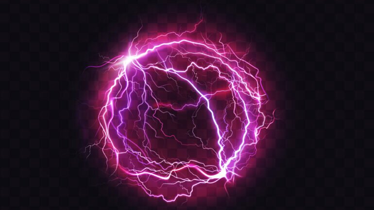 Шар с молниями