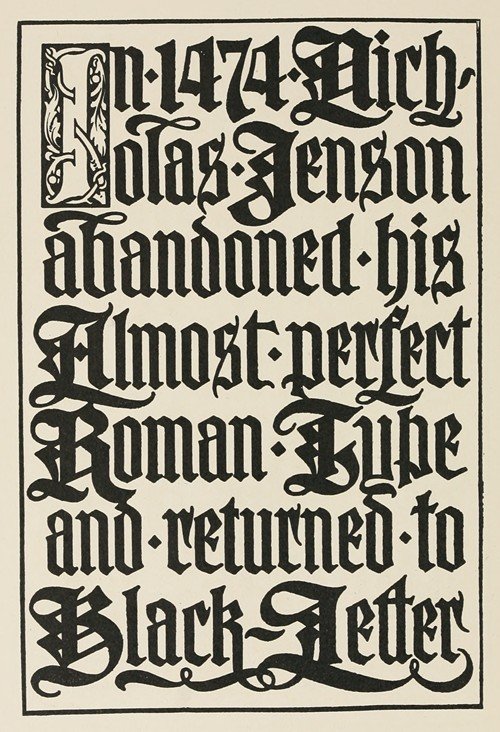 Готический шрифт немецкий