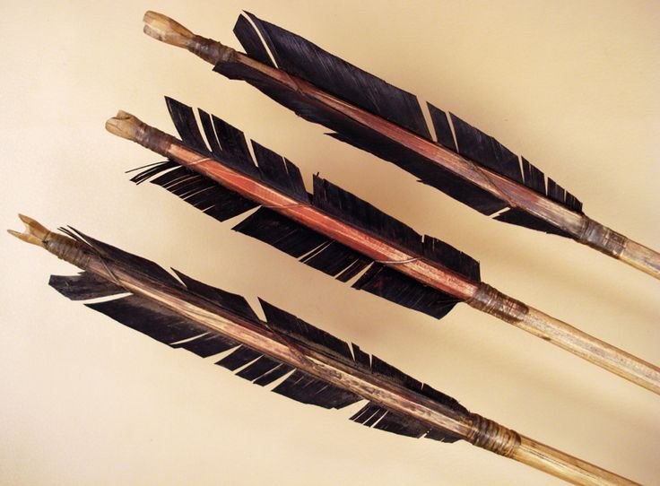 Стрела с перьями