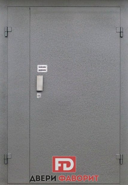 Техническая подъездная дверь с домофоном ДТМО-02пд