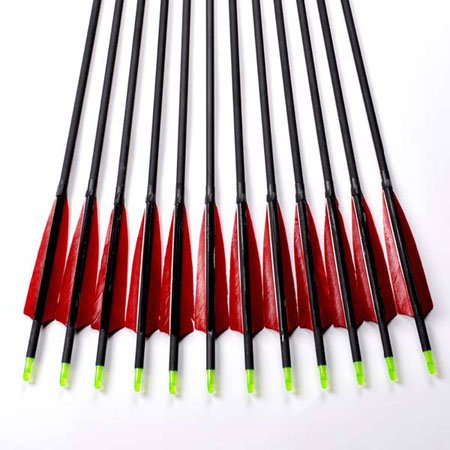 Стрелы для лука с натуральным оперением