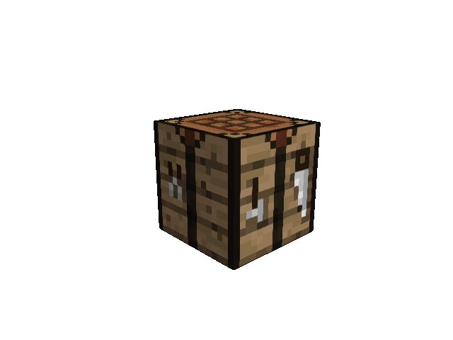 Верстак из МАЙНКРАФТА С боку