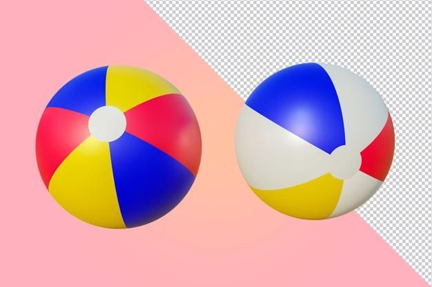 Пляжный мяч бесшовная текстура