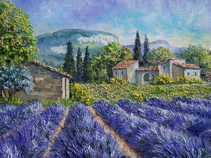 Поль Синьяк Лавандовое поле