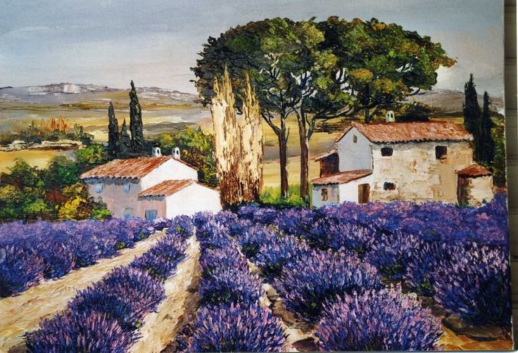 Тоскана прованский пейзаж