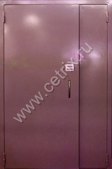 Подъездная дверь толщина 2 сзади МДФ