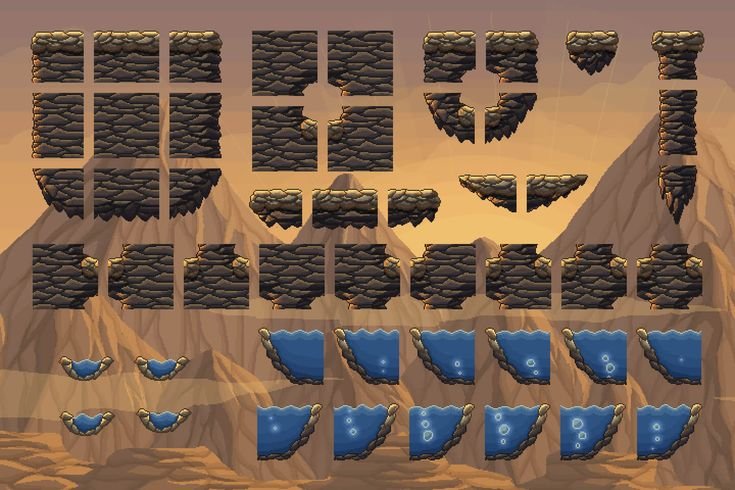 Тайлсет пиксель арт