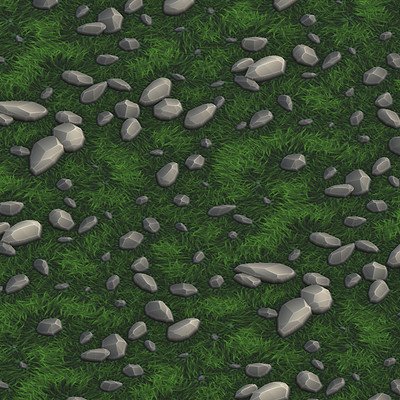 Поляна вид сверху