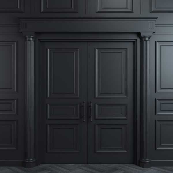 Черная дверь