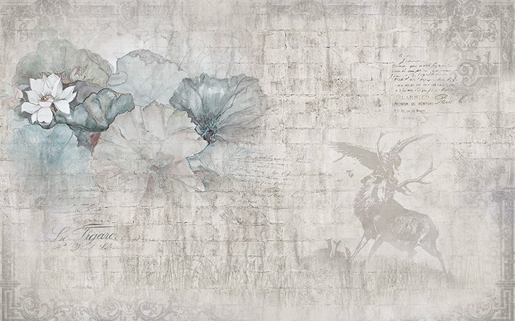 Фреска состаренная