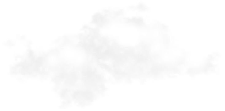 Белое облако на прозрачном фоне